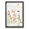 Life Began in a Garden White Floating Framed Canvas Wall Art